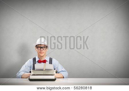 young journalist