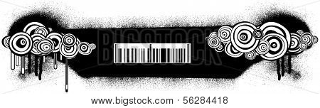 banner with modern clouds