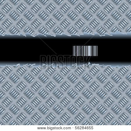 metal plate seamless Texture tearing