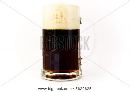 Boccale di birra scura