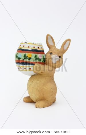 Rabbit With Egg Of Clay