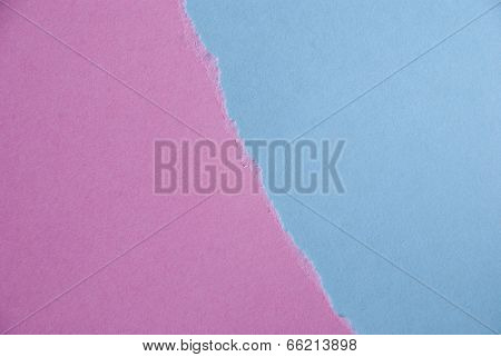 Blue And Pink Paper Background