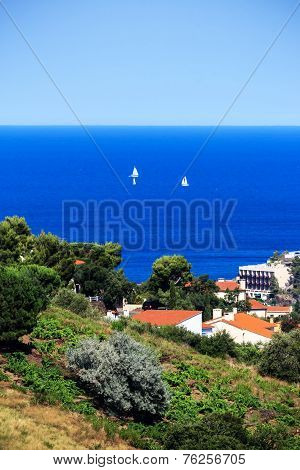 The bay of Collioure, Southern France
