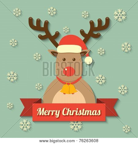 Christmas Reindeer Background