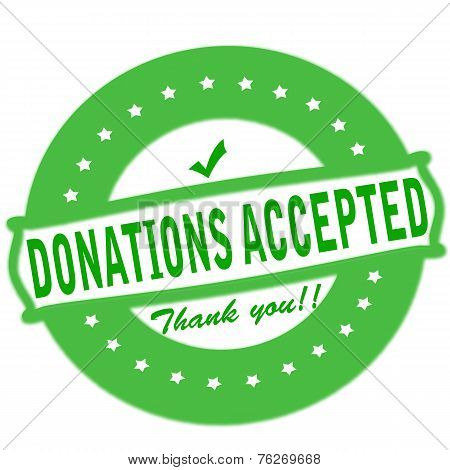 Donations Accepted