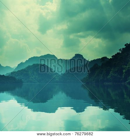 Serenity BaBe Lake in Vietnam