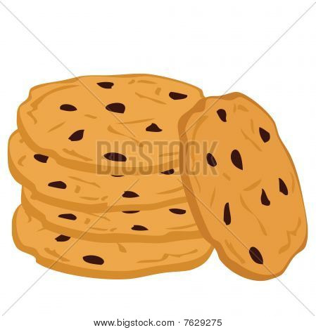 Biscotti al cioccolato.