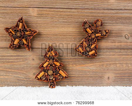 pretty decoration for christmas. photo icon for a merry and peaceful christmas.