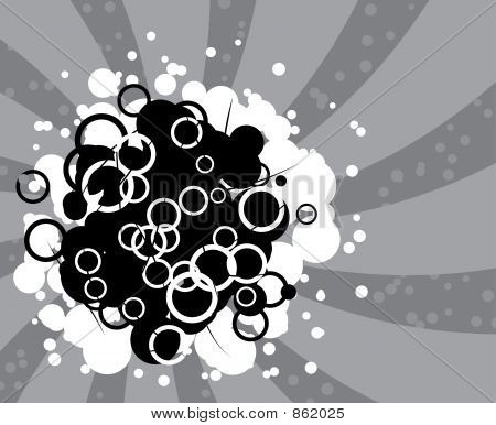 Abstrakt baggrund, elementer til Design