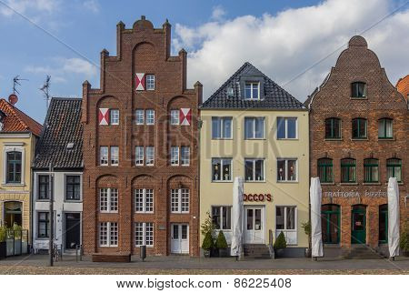 Old Houses At The Central Square Of Kalkar