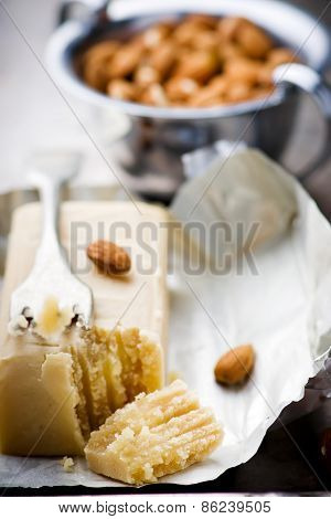 Piece Of Crude Marzipan.