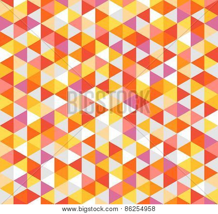 Abstract background of color triangles