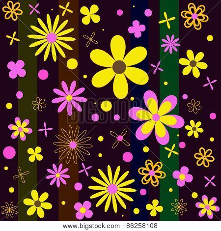 Flowers Seamless Pattern