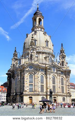Lutheran Church Dresden Frauenkirche In Dresden