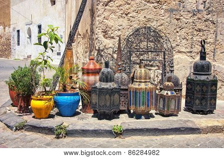 Streets Of Old Town Mazagan, Morocco