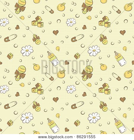 rattles and pacifiers cubes pattern