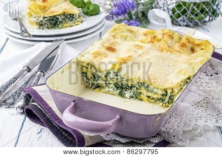 Spinach Lasagne