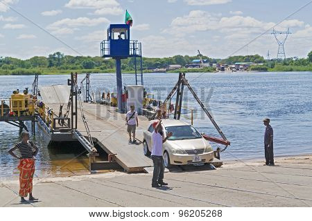 Border On Zambezi River