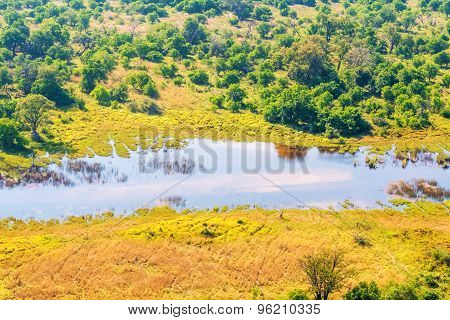 Okavango Delta Aerial View