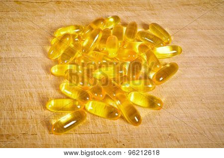 Fish oil capsules