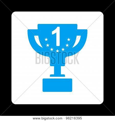First Prize Flat Icon From Award Buttons Overcolor Set