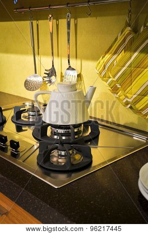 Modern cooker and teapot