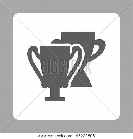 Trophy cups icon from Award Buttons OverColor Set