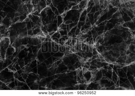 Black marble texture, detailed structure of marble for design.