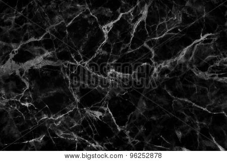 Black marble texture, detailed structure of marble for design.