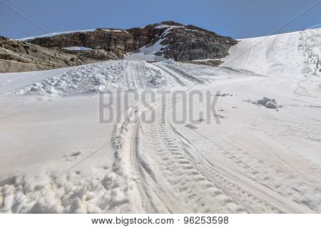 Ski Slope Glacier