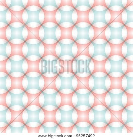 Seamless Gentle Pattern Drawing Circles