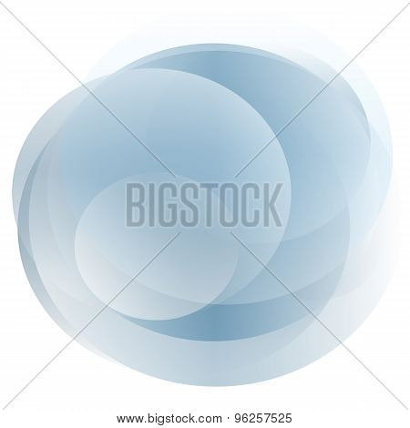 Transparent Blue Gray Circles Aliasing Light