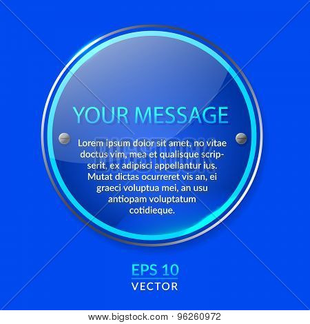 Glass frame for your design