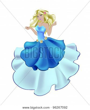 Princess Rose Blue