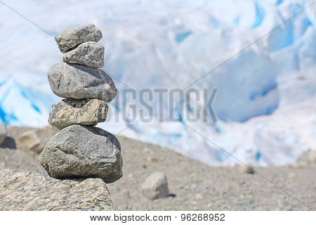 Stack Of Rocks In Norway