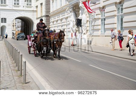Cabman on the street of Vienna