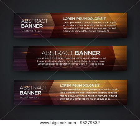 Abstract banner design