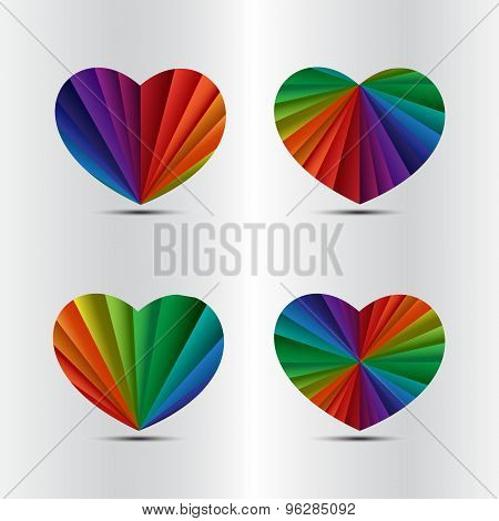 Bright Vector Rainbow Celebration Holiday Banner