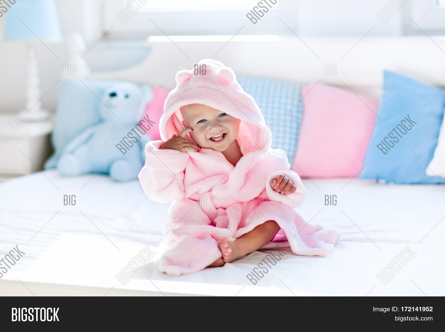 Baby Bathrobe Towel Image & Photo (Free Trial) Bigstock