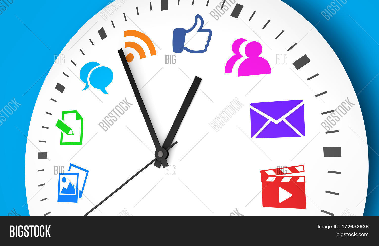 Social Media Time Image & Photo (Free Trial) Bigstock