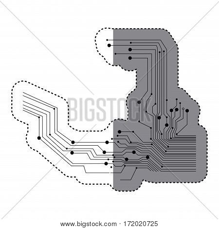 circuits icon image stock, vector illustration design