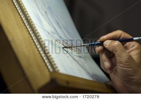 Pintura acuarela