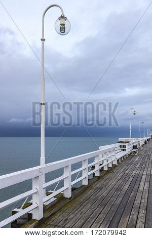 Pleasure Pier In City Of Sopot, Poland