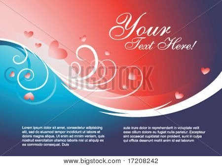 Template vettoriale Valentine