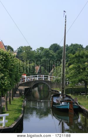 Enkhuizen i Holland