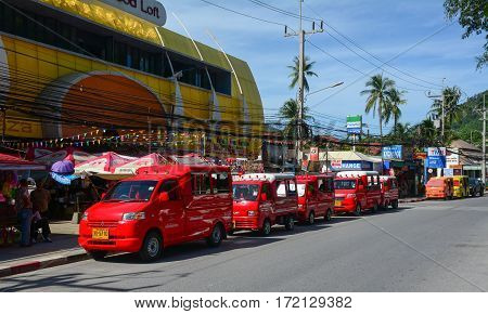 View Of Street In Phuket, Thailand