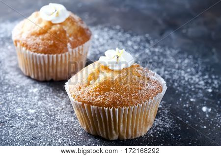 Homemade Vanilla Capcakes