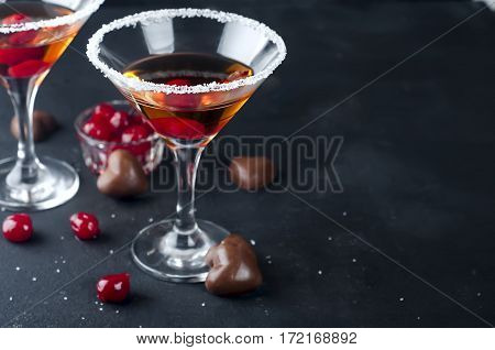 Cocktails With Cherry