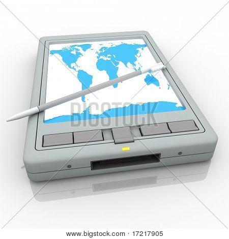  PocketPC einen weißen Hintergrund