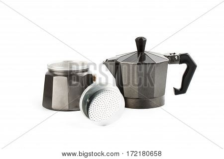 Coffee Maker Isolated On White Background